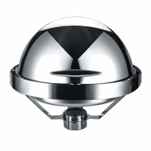 Epinox CDG-6 Yuvarlak Roll Top Gömme Chafing Dish, 6 L, Jel Yakıt + Elektrikli