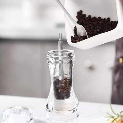 Epinox DSB-135 Akrilik Biber Değirmeni, Çelik, 14 cm - Görsel 4