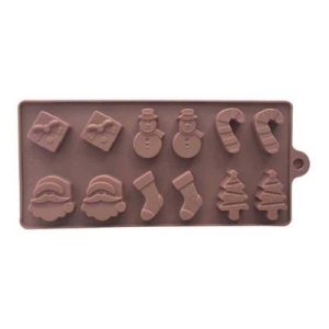 Epinox YLB-22 Yılbaşı Silikon Çikolata Kalıbı