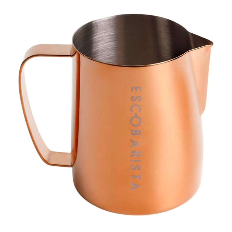 Escobarista Barista Space Latte Pitcher, 600 ml, Bakır
