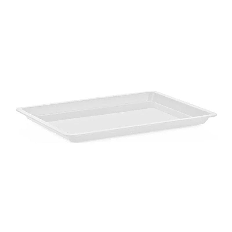 GastroPlast GFT-18 Polikarbon Fanus Tepsisi, 28x28 cm, Beyaz