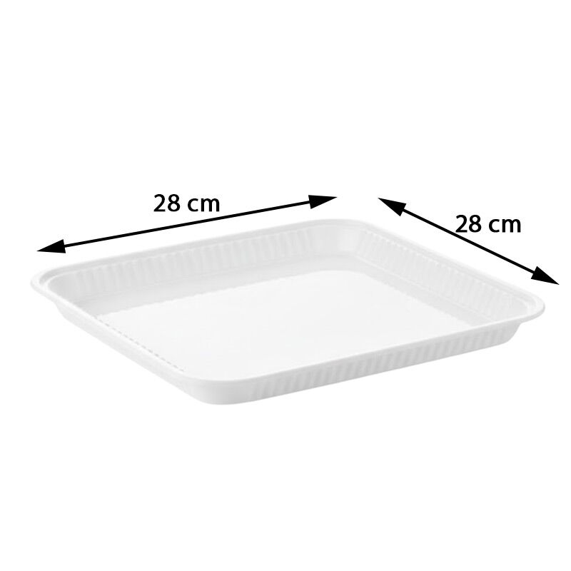GastroPlast GFT-18/W Polikarbon Fanus Tepsisi, Beyaz - Görsel 2