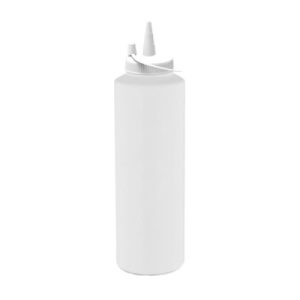 GastroPlast GPSC-1000 Kapaklı Fişek Sosluk, 1000 ml, Beyaz