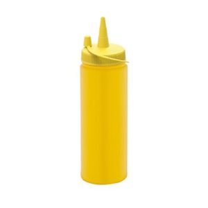 GastroPlast GPSC-250 Kapaklı Fişek Sosluk, 250 ml, Sarı