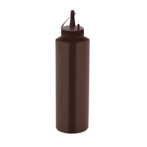 GastroPlast GPSC-750 Kapaklı Fişek Sosluk, 750 ml, Kahverengi