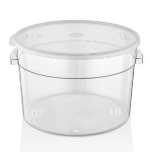 GastroPlast GRP-18 Polikarbon Yuvarlak Saklama Kabı, 17 L