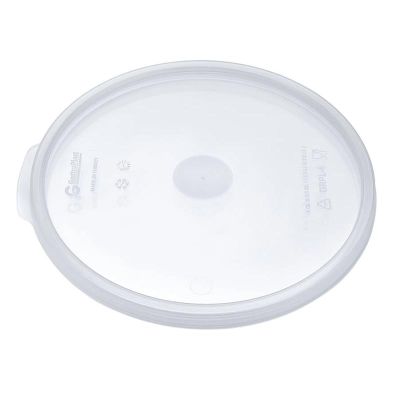 GastroPlast GRPL-12 Polipropilen Yuvarlak Saklama Kabı Kapağı, Şeffaf