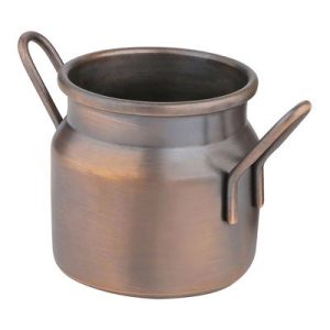 Gurmeaid Antik Bakır Mini Sütlük, 5x4.5 cm