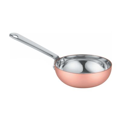 Gurmeaid İçi Paslanmaz Mini Sos Tavası, 7.5 cm, Bakır
