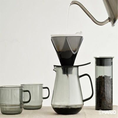Hario HCT-600-GR Colors Çay Kahve Servis Sürahisi, 600 ml, Gri - Görsel 2