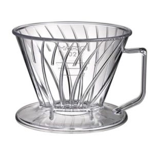 Hario PED-02-T Pegasus 02 Plastik Dripper, Şeffaf