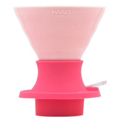 Hario SSDC-02-BEP V60 Immersion Seramik Dripper Switch, Pembe