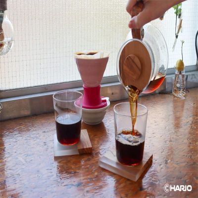 Hario SSDC-02-BEP V60 Immersion Seramik Dripper Switch, Pembe - Görsel 3
