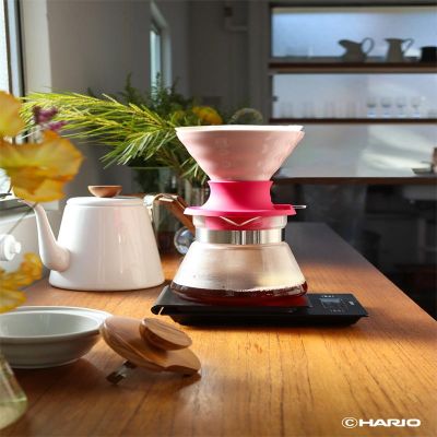 Hario SSDC-02-BEP V60 Immersion Seramik Dripper Switch, Pembe - Görsel 6