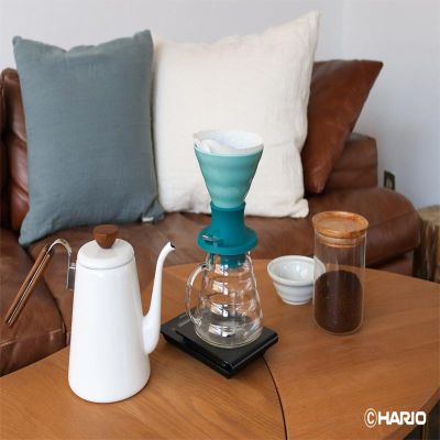 Hario SSDC-02-TRT V60 Immersion Seramik Dripper Switch, Turkuaz - Görsel 2