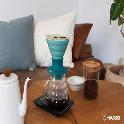 Hario SSDC-02-TRT V60 Immersion Seramik Dripper Switch, Turkuaz - Görsel 7
