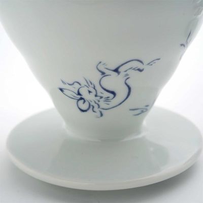 Hario T-VDC-02-W-CG Tachikichi V60 02 Dripper, Cho-ju-giga - Görsel 3