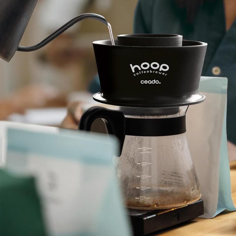 Hoop Coffee Brewer Manuel Kahve Demleme Ekipmanı, Aquamarine - Görsel 9