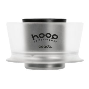 Hoop Coffee Brewer Manuel Kahve Demleme Ekipmanı, Beyaz-Şeffaf