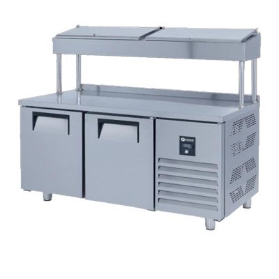 Iceinox PTS H 275 CR Make Up Yüksek Buzdolabı, 2 Kapılı