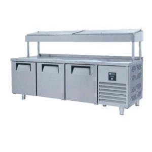 Iceinox PTS H 515 CR Make Up Yüksek Buzdolabı, 3 Kapılı