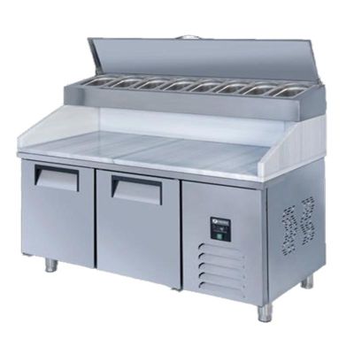Iceinox PTS HM 330 CR Mermerli Make Up Buzdolabı, 150x70x130 cm - Görsel 2