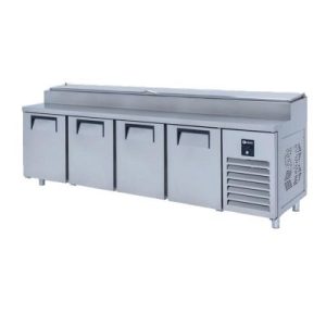 Iceinox PTS L 650 CR Make Up Kısa Buzdolabı, 4 Kapılı