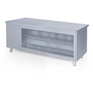Iceinox STS K 560 Tezgah Tip Camlı Buzdolabı, 250x60x85 cm