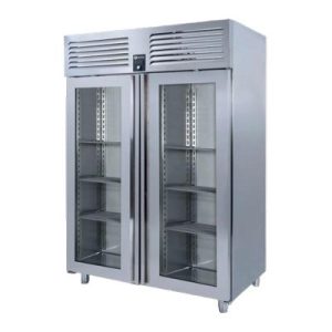 Iceinox VT 1340 N VG Dik Tip Snack ve GN Derin Dondurucu, 2 Cam Kapılı