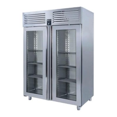 Iceinox VTS 1340 N CR VG Dik Tip Snack ve GN Derin Dondurucu, 2 Cam Kapılı