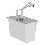 Kalando KD-0213-150 Basmalı Paslanmaz Çelik Sos Pompası, GN 1/3