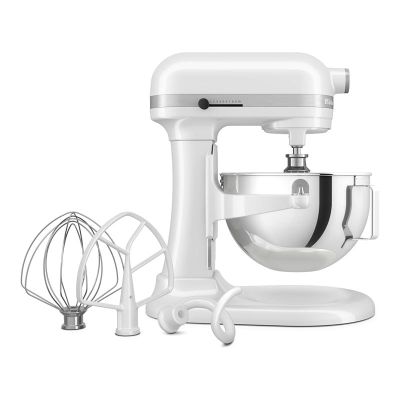KitchenAid 5KSM55SXX Ağır Hizmet Tipi Kaldırılabilir Kaseli Stand Mikser, 5.2 L, Beyaz - Görsel 6