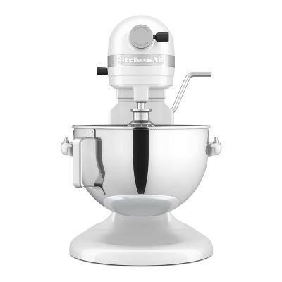 KitchenAid 5KSM55SXX Ağır Hizmet Tipi Kaldırılabilir Kaseli Stand Mikser, 5.2 L, Beyaz - Görsel 4
