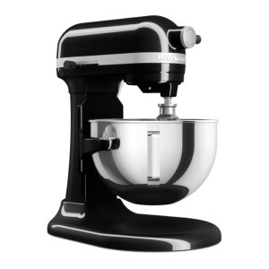KitchenAid 5KSM55SXX Ağır Hizmet Tipi Kaldırılabilir Kaseli Stand Mikser, 5.2 L, Siyah