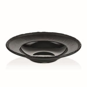 Külsan Thermoset Makarna ve Salata Tabağı, 26 cm, Siyah