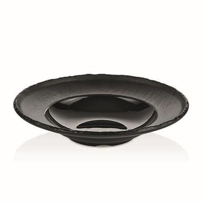 Külsan Thermoset Makarna ve Salata Tabağı, 26 cm, Siyah