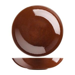 Lilien Lifestyle Coupe Makarna Tabağı, 26 cm, Kahverengi