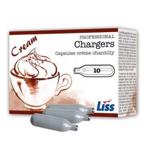 Liss KST-08 Krem Şanti Krema Sifon Tüpü, 10 Adet