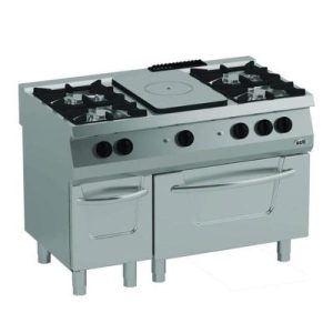 Öztiryakiler 700 Seri OSOGF 12070 SLS 4 Gözlü Fırınlı Kuzine, 120x70x85 cm, Gazlı