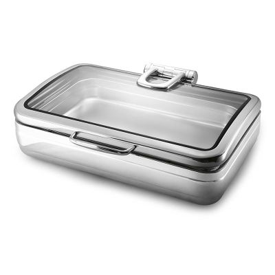 Öztiryakiler Kızaklı Isıtıcısız Dikdörtgen Chafing Dish, GN 1-1, 11.2 L