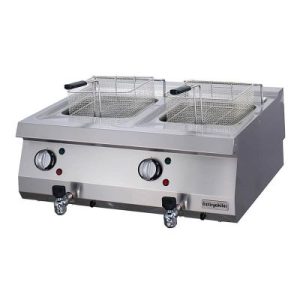 Öztiryakiler Optimum 700 Seri OFE 8070 E Set Üstü İkili Fritöz, 80x70x28 cm, 12+12 L, Elektrikli