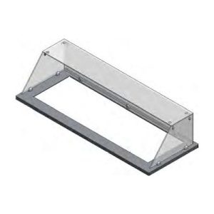 Öztiryakiler Tezgah Tip Buzdolabı Vitrini, 1500x300x450 mm