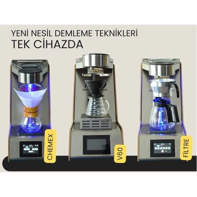 Proffil Otomatik Chemex V60 Filtre Kahve Demleme Makinesi - Görsel 10