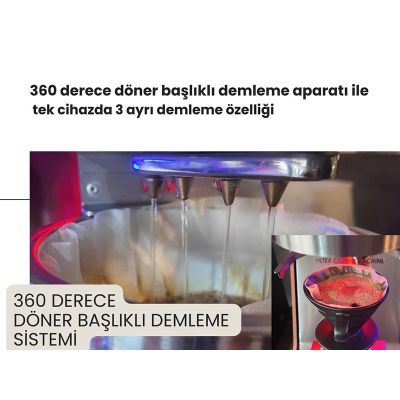 Proffil Otomatik Chemex V60 Filtre Kahve Demleme Makinesi - Görsel 11