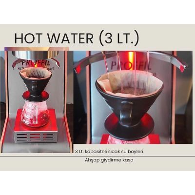 Proffil Otomatik Chemex V60 Filtre Kahve Demleme Makinesi - Görsel 14