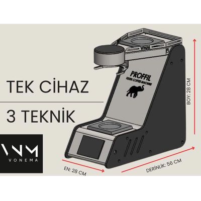 Proffil Otomatik Chemex V60 Filtre Kahve Demleme Makinesi - Görsel 15