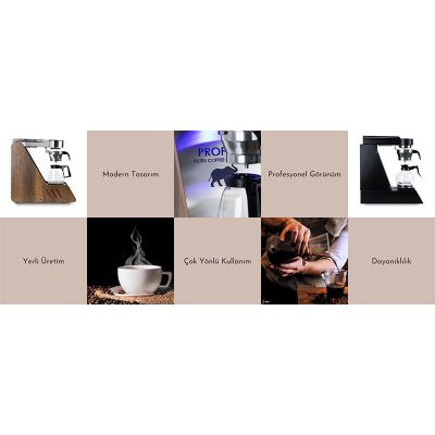 Proffil Otomatik Chemex V60 Filtre Kahve Demleme Makinesi - Görsel 6