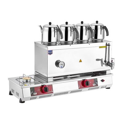 Remta N14E 85 Model 4 Demlikli Çay Ocağı, 43 L, LPG+Elektrikli