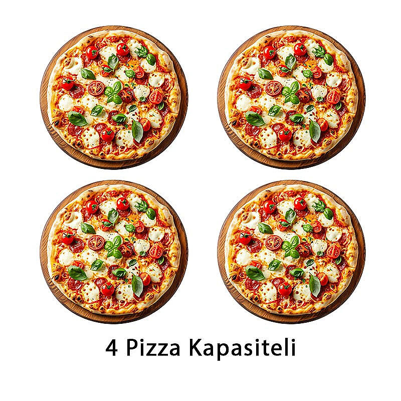 Remta S16 4'lü Pizza Fırını, 62x62 cm, Elektrikli - Görsel 2