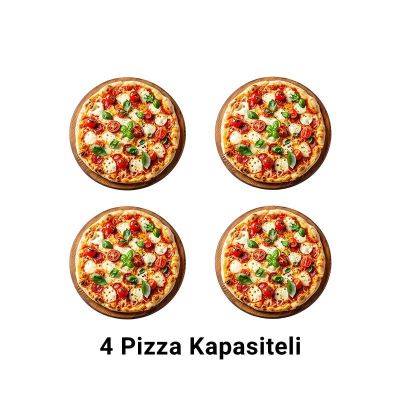 Remta S17 4'lü Pizza Fırını, 62x62 cm, Elektrikli - Görsel 3